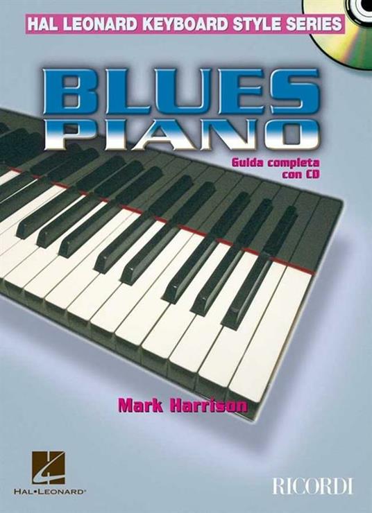  Blues Piano + CD. in italiano -  Mark Harrison - copertina