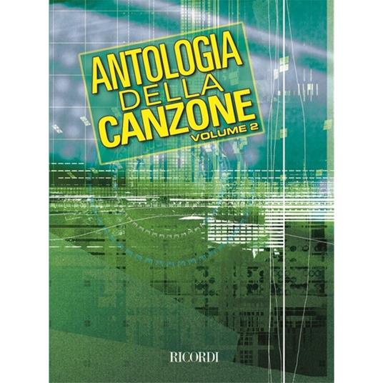  Antologia della Canzone - Volume 2 - Piano e voce - copertina