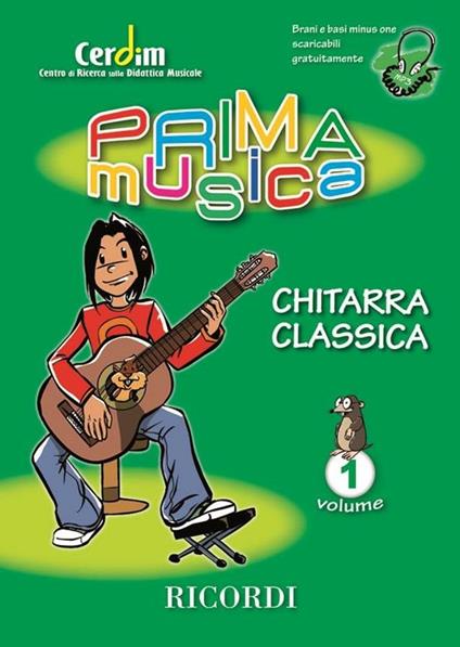  Primamusica: Chitarra Classica vol. 1. CEDIM. Giovanni Unterberger -  Giovanni Unterberger - copertina