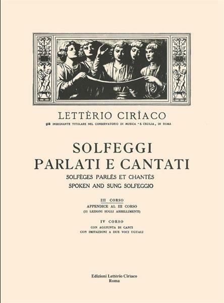  L. Ciriaco. Solfeggi Parlati e Cantati 3° Corso - copertina