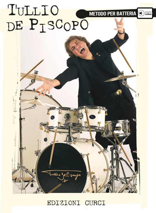  Metodo per Batteria + Playlist Online. Tullio De Piscopo. Jazz - copertina