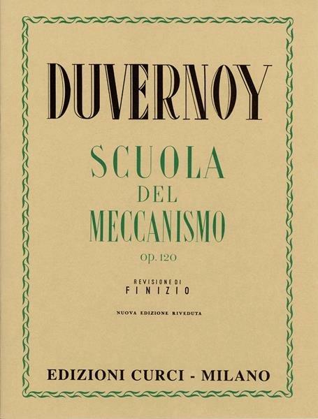 Scuola del meccanismo op. 120 -  Jean-Baptiste Duvernoy - copertina