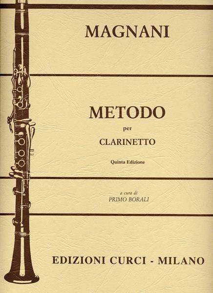  Metodo per clarinetto. Metodo -  Aurelio Magnani - copertina