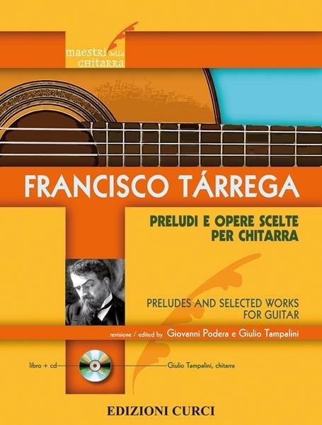  Preludi e opere scelte per chitarra. Spartito -  Francisco Tárrega - copertina