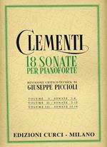  18 sonate per pianoforte. Vol. 2