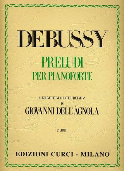  Preludi per pianoforte -  Claude Debussy - copertina