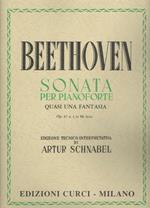  Sonata Op. 27, n. 1 in Mib. Per pianoforte. Spartito