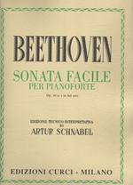  Sonata Op. 49, n. 1 in Sol minore. Per pianoforte. Spartito