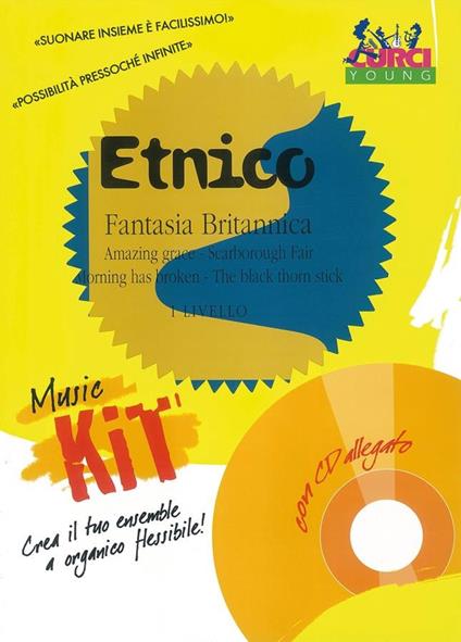  Fantasia britannica. Per ensemble a organico flessibile. Spartito - copertina