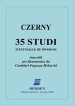  Czerny. 35 Studi Scelto Dalle Opere 599. 849. 636 Trascritti per Fisarmonica