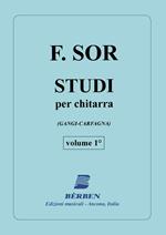 F. Sor. Studi per Chitarra vol. 1. Metodo per Chitarra Classica