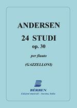 Andersen. 24 Studi Op. 30. Metodo per Flauto