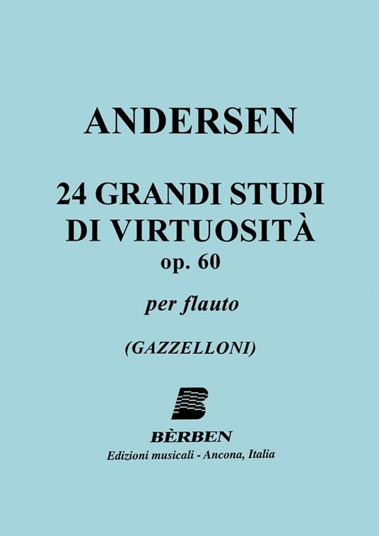  24 Grandi Studi di Virtuosità. Joachim Andersen. Flauto -  Joachim Andersen - copertina