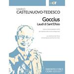  Goccius Laudi di Sant Efisio. Sopra un tema popolare sardo per soprano solo e coro a cinque voci-on a sardinian folk theme for  solo Soprano and five-part choir. Spartito