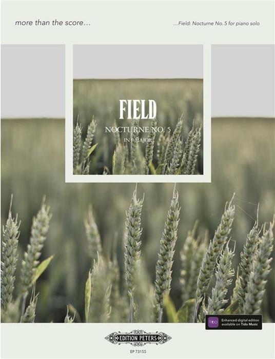  Field: Nocturne No. 5. Pianoforte. Spartito. ed. Peters -  John Field - copertina