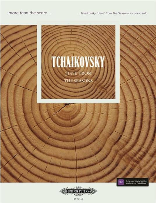  Tchaikovsky: June from The Seasons. Pianoforte. Spartito -  Pyotr Ilyich Tchaikovsky - copertina