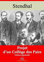 Projet d’un collège des pairs – suivi d'annexes