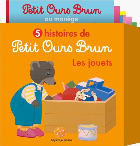 5 histoires de Petit Ours Brun, les jouets - Marie Aubinais,Danièle Bour - ebook