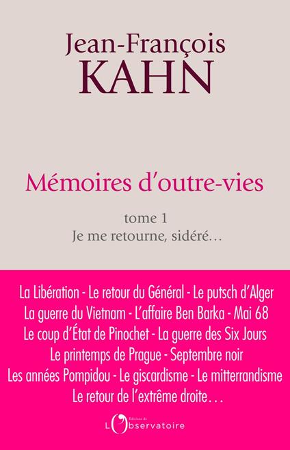 Mémoires d'outre-vies (tome 1) - Je me retourne, sidéré...