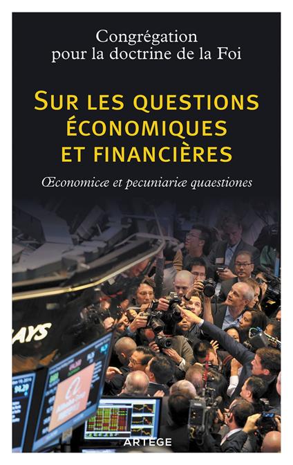 Sur les questions économiques et financières