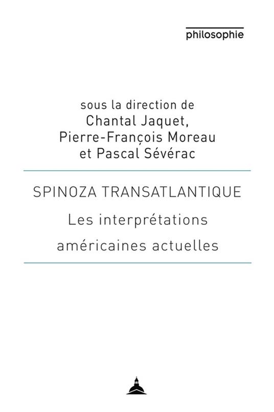 Spinoza transatlantique