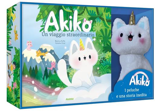Akiko. Un viaggio straordinario. Ediz. a colori. Con peluche - Béatrice Ruffiè - copertina