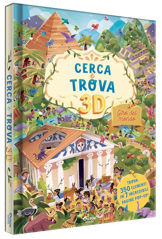 Giro del mondo. Cerca e trova 3D. Ediz. a colori - Cinthya Alvarez - copertina