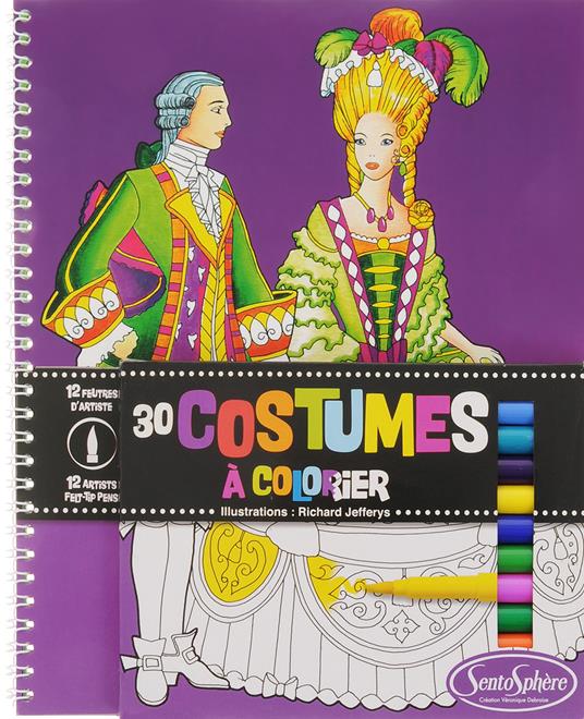 CARNET DE COLORIAGE COSTUMES
