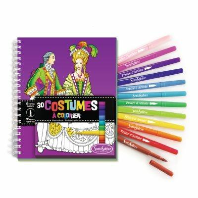 CARNET DE COLORIAGE COSTUMES - 2