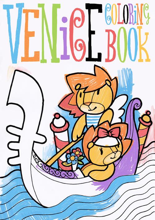 Venice coloring book. Ediz. multilingue - copertina