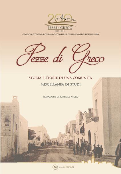 Pezze di Greco. Storia e storie di una comunità - copertina