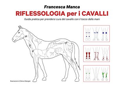 Riflessologia per i cavalli. Guida pratica per prendersi cura del cavallo con il tocco delle mani - Francesca Manca - copertina