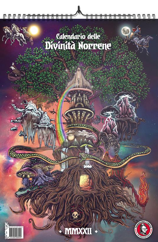 Calendario feudalesimo e libertà 2022. Divinità Norrene - copertina