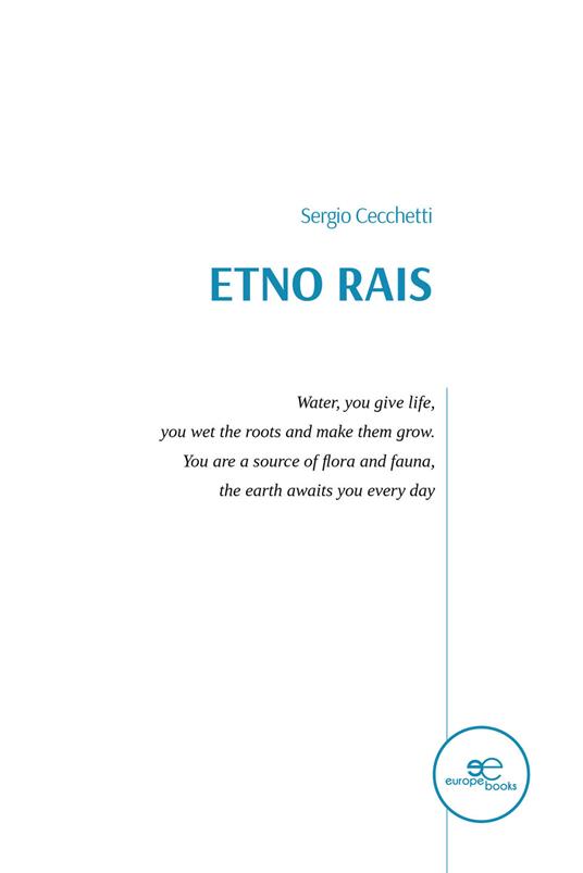 Etno Rais. Ediz. inglese - Sergio Cecchetti - copertina