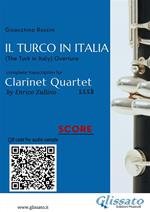 Il Turco in Italia (overture). Clarinet quintet. Score & parts. Partitura e parti