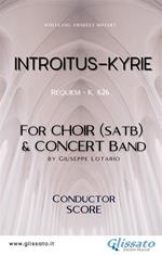 Introitus/Kyrie. Choir & concert band. Requiem K. 626. Partitura