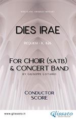 Dies irae. Requiem K. 626. Choir & concert band. Score. Partitura