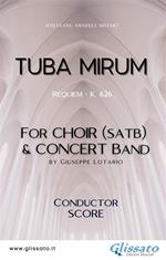 Tuba mirum. Requiem K. 626. Choir & concert band. Score. Partitura