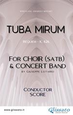 Tuba mirum. Requiem K. 626. Choir & concert band. Score. Partitura