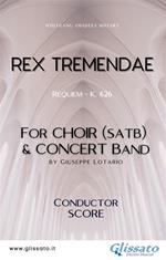 Rex tremendae. Requiem K. 626. Choir & concert band. Score. Partitura