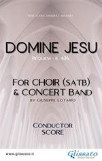 Domine Jesu. Requiem K. 626. Choir & concert band. Score. Partitura
