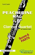 Peacherine Rag. Clarinet quartet. Score e parts. Partitura e parti