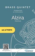 Alzira. Overture. Brass Quintet (set of parts). Parti staccate