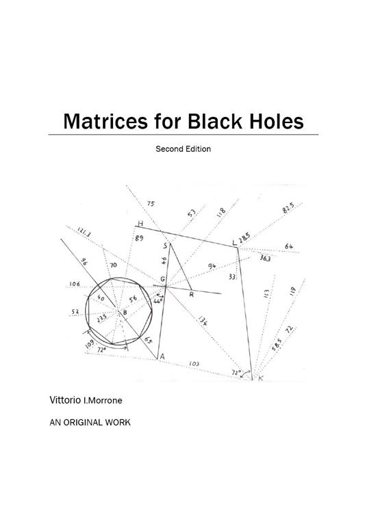 Matrices for black holes - Vittorio Italo Morrone - copertina