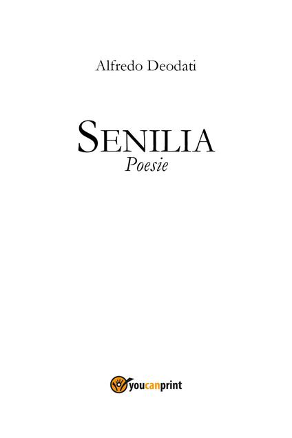 Senilia - Alfredo Deodati - copertina