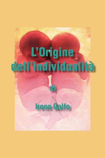 L' origine dell'individualità - Irene Galfo - copertina