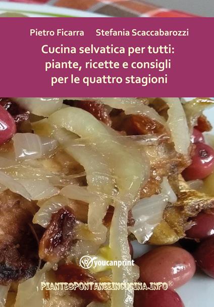 Cucina selvatica per tutti: piante, ricette e consigli per le quattro stagioni - Pietro Ficarra,Stefania Scaccabarozzi - copertina