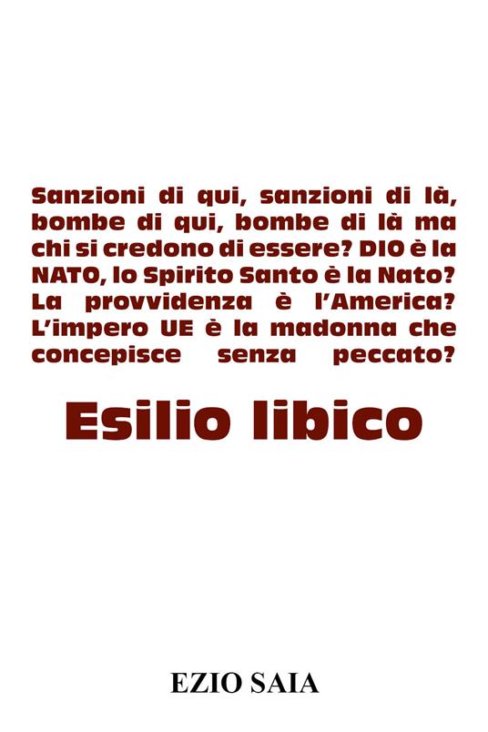 Esilio libico - Ezio Saia - copertina