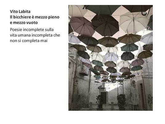 Il bicchiere è mezzo pieno e mezzo vuoto. Poesie incomplete sulla vita umana incompleta che non si completa mai - Vito Labita - ebook