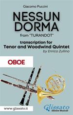 Nessun Dorma from «Turandot». Tenor & Woodwind Quintet (Oboe part). Parti